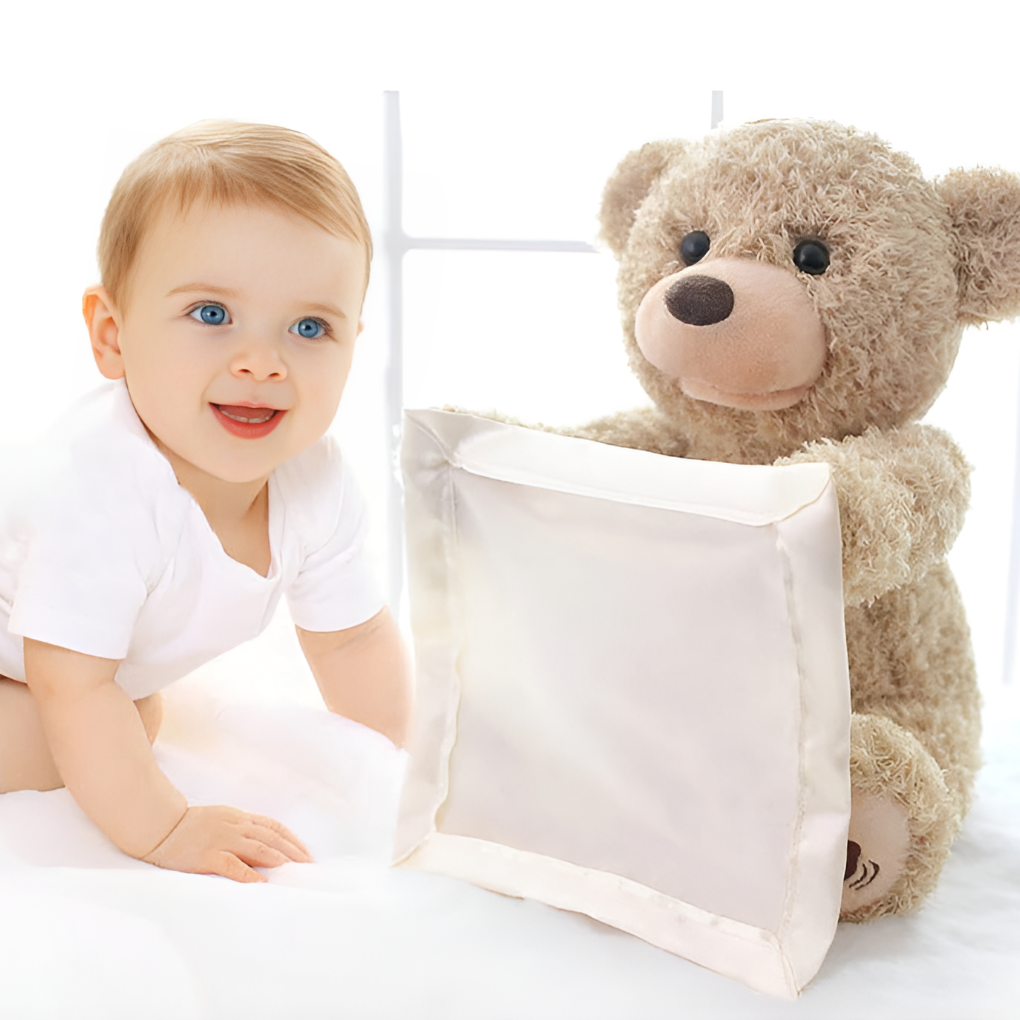 Charly | Baby & Toddler Interactive Peek-A-Boo Bear Plush Toy