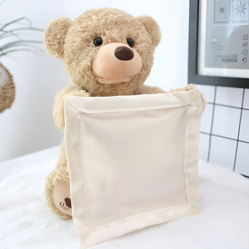 Charly | Baby & Toddler Interactive Peek-A-Boo Bear Plush Toy