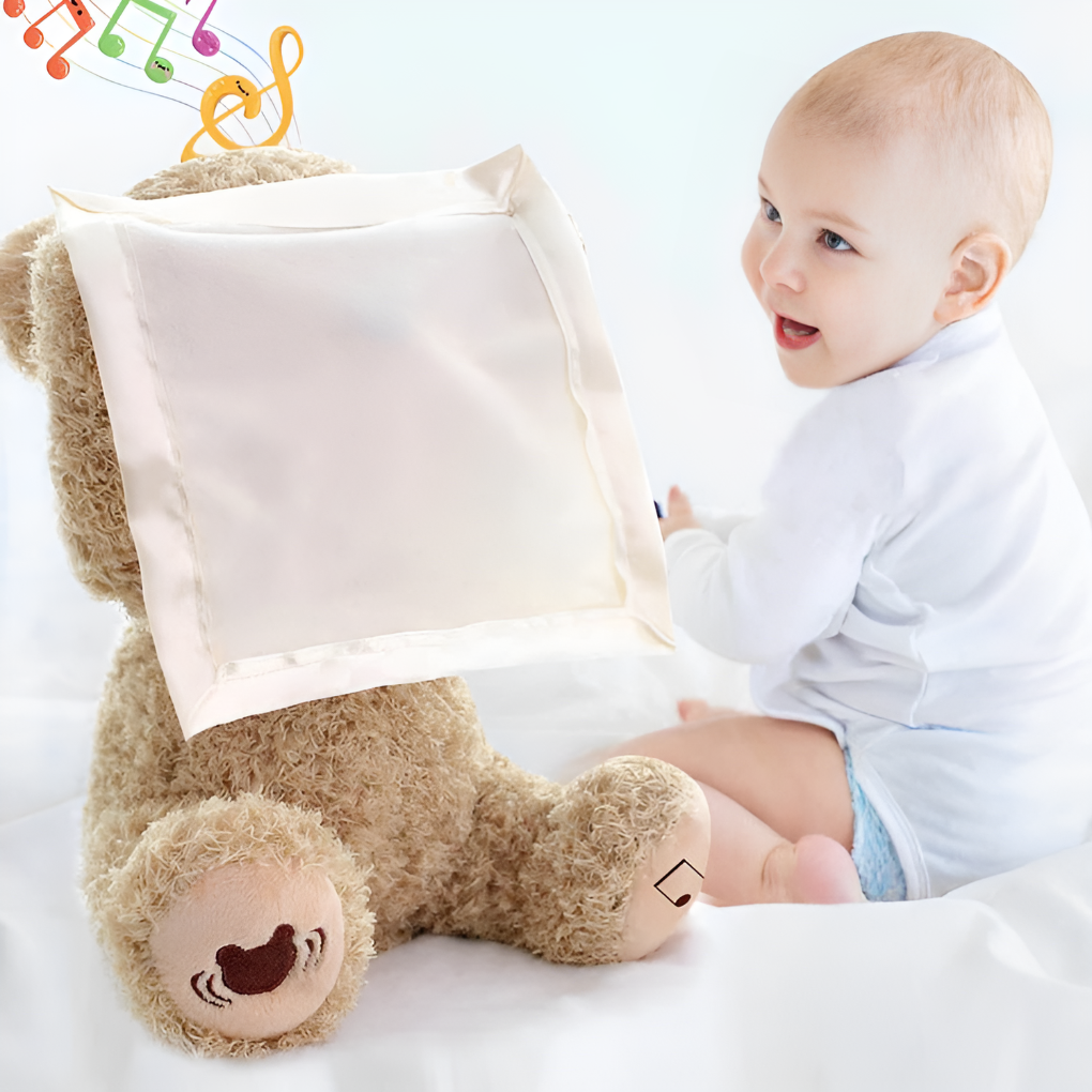 Charly | Baby & Toddler Interactive Peek-A-Boo Bear Plush Toy