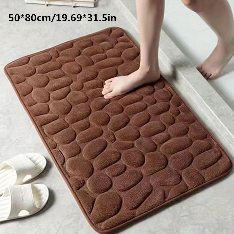 Charly | Bath Mat Non-Slip Textured Absorbent Bathroom Rug