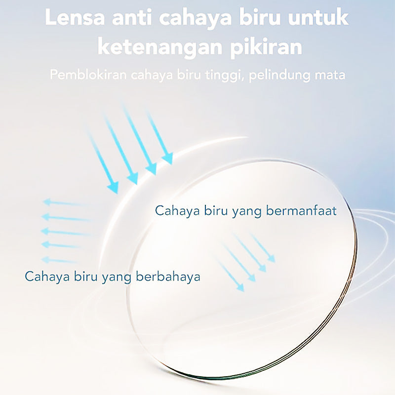 Charly | Blue Light Blocking Half-Rim Glasses