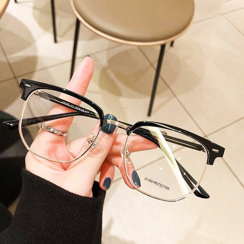 Charly | Blue Light Blocking Half-Rim Glasses