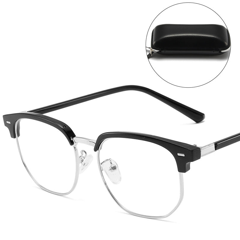 Charly | Blue Light Blocking Half-Rim Glasses