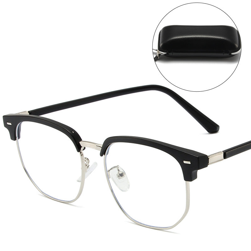 Charly | Blue Light Blocking Half-Rim Glasses
