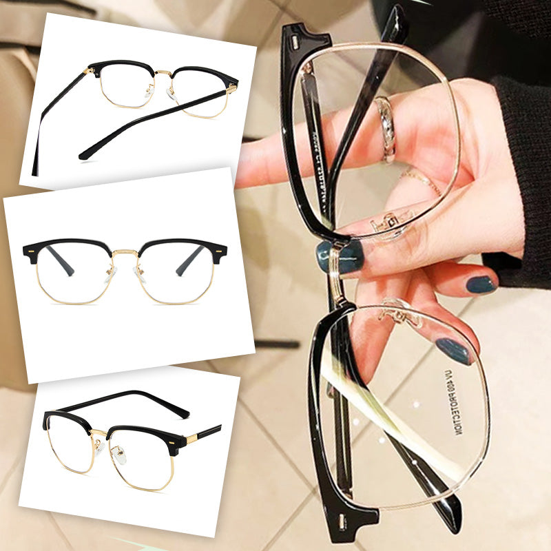 Charly | Blue Light Blocking Half-Rim Glasses