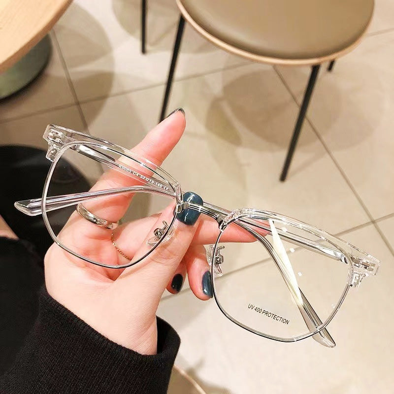 Charly | Blue Light Blocking Half-Rim Glasses