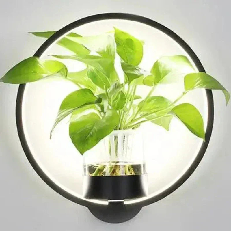 Charly | Botanical Wall Light with Plant | Stylish Wall Lighting