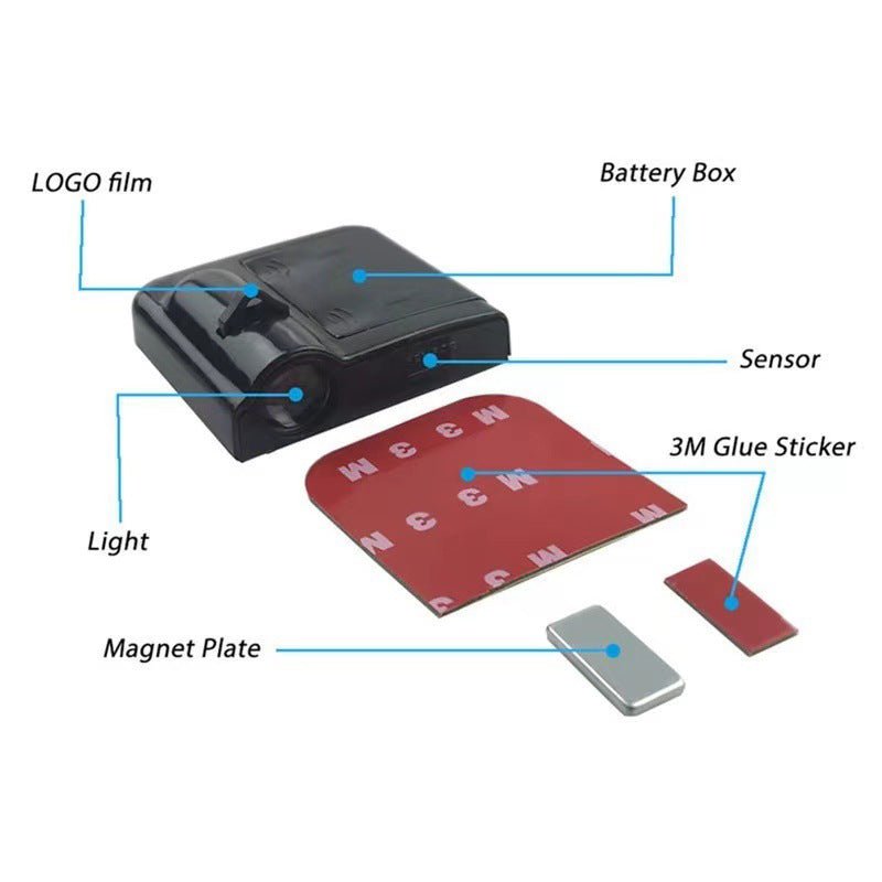 Charly | Car Door Logo Projector Light | Wireless LED Welcome Light | Custom Logo