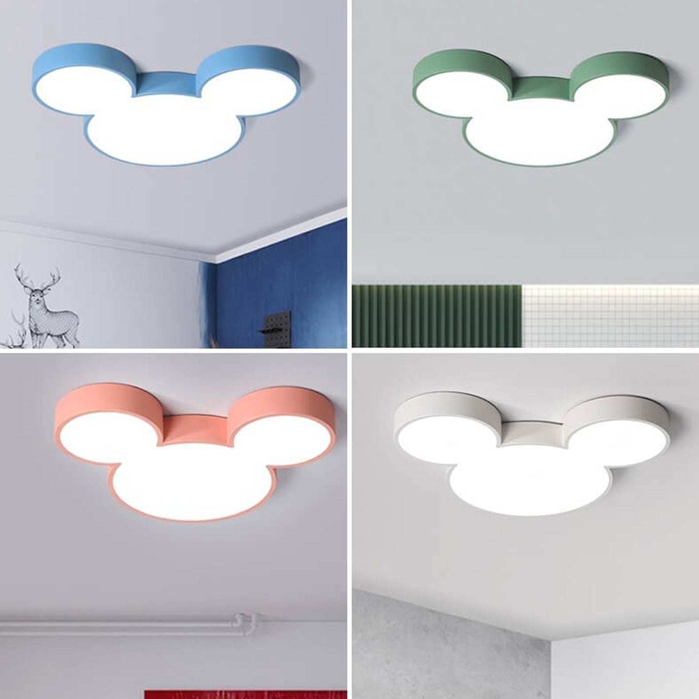 Charly | Cartoon LED Ceiling Light | Slim Children's Design