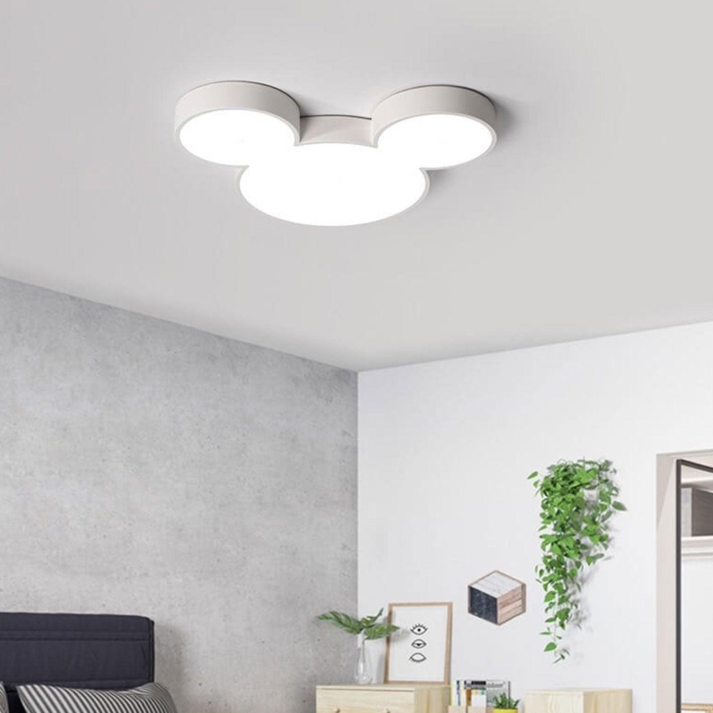 Charly | Cartoon LED Ceiling Light | Slim Children's Design