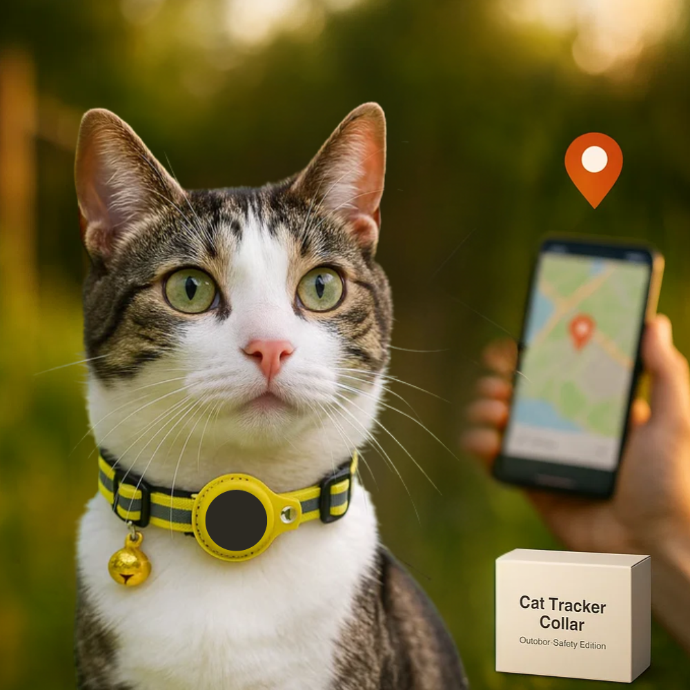 Charly | Cat GPS Tracking Collar | Quick Release Lock, Reflective Design & Durable for Outdoor Safety Adventures