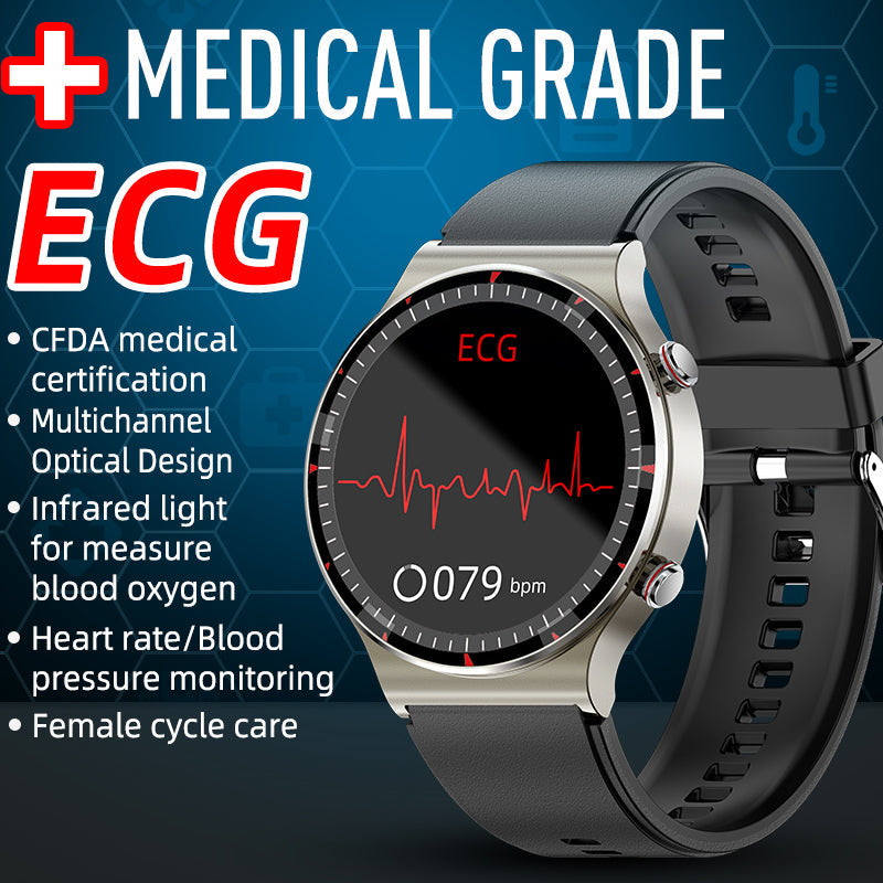 Charly | CFDA EKG Blood Oxygen Heart Rate Health Monitoring Smart Watch