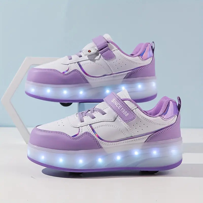 Charly | Children's Roller Shoes with Lights