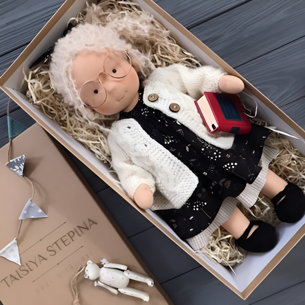 Charly | Children's Waldorf Cloth Doll - Handmade Cuddly Toy