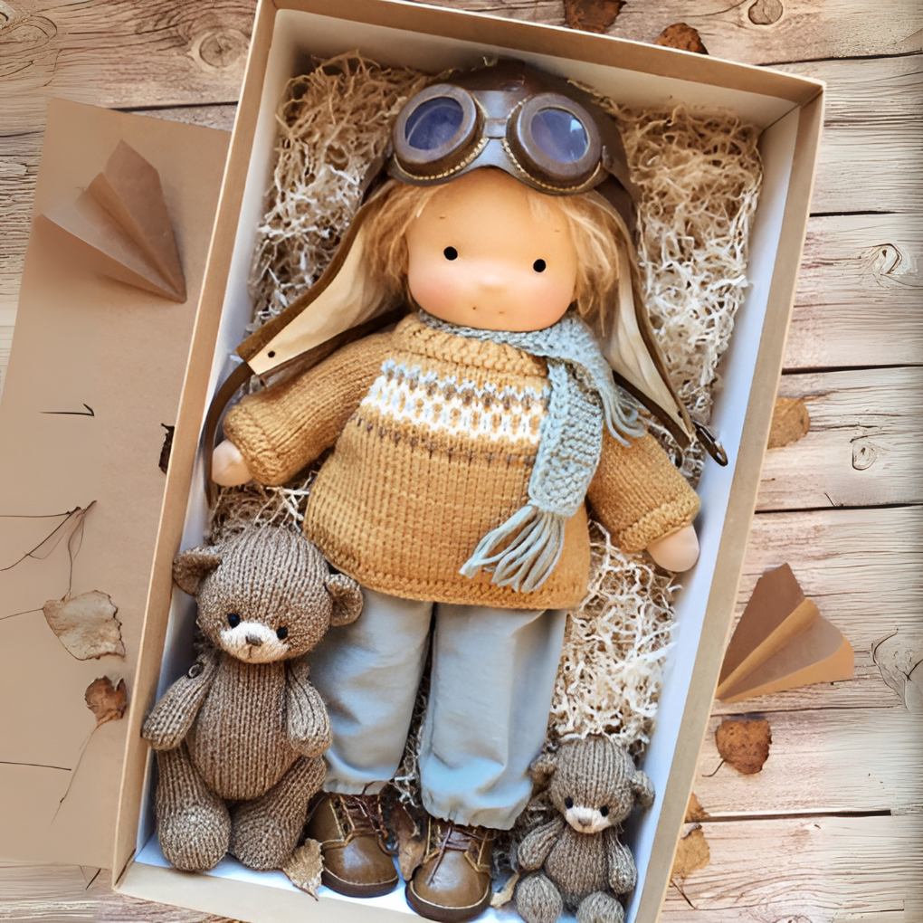 Charly | Children's Waldorf Doll Soft Cuddly Toy