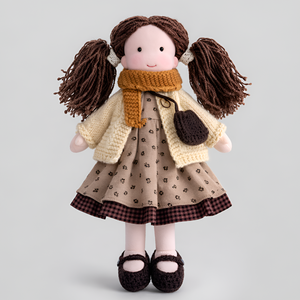 Charly | Cloth Waldorf Doll Soft Stuffed Play Friend