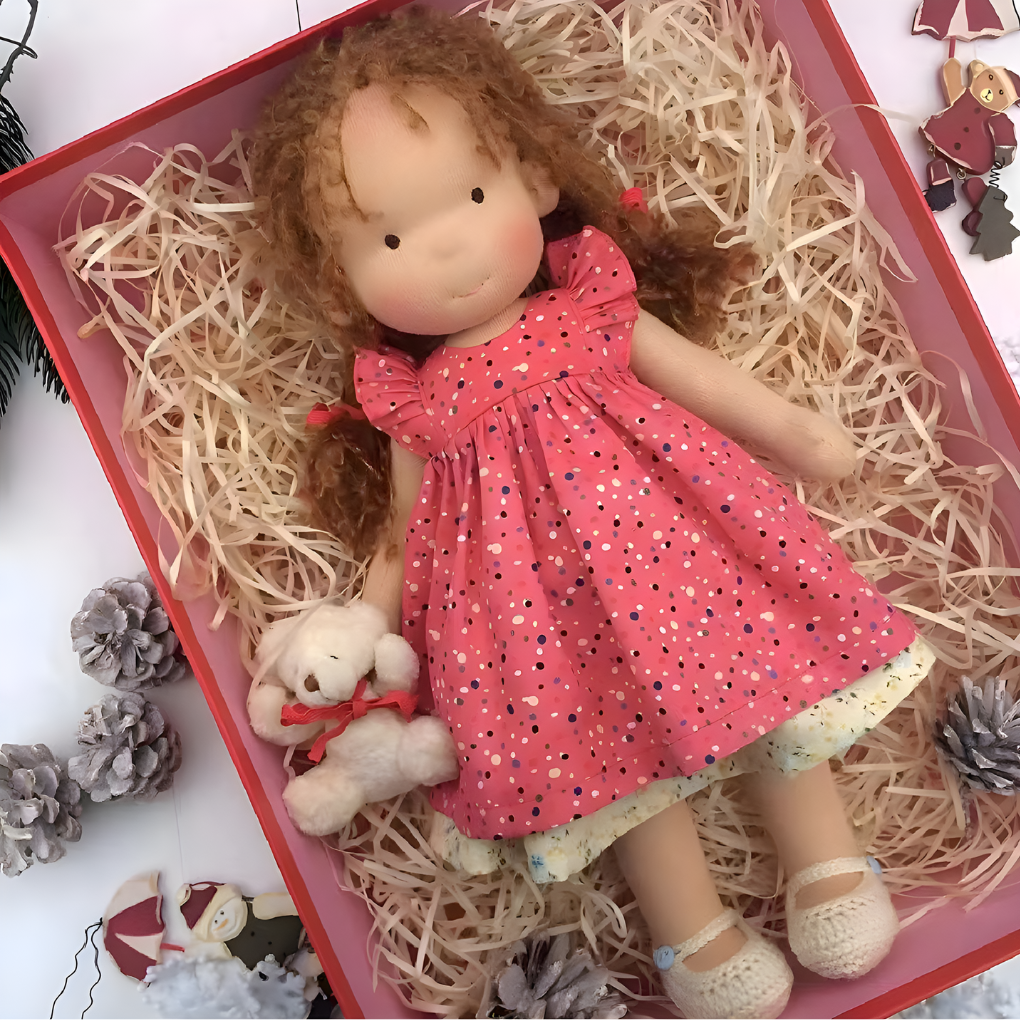 Charly | Cloth Waldorf Doll Soft Stuffed Play Friend