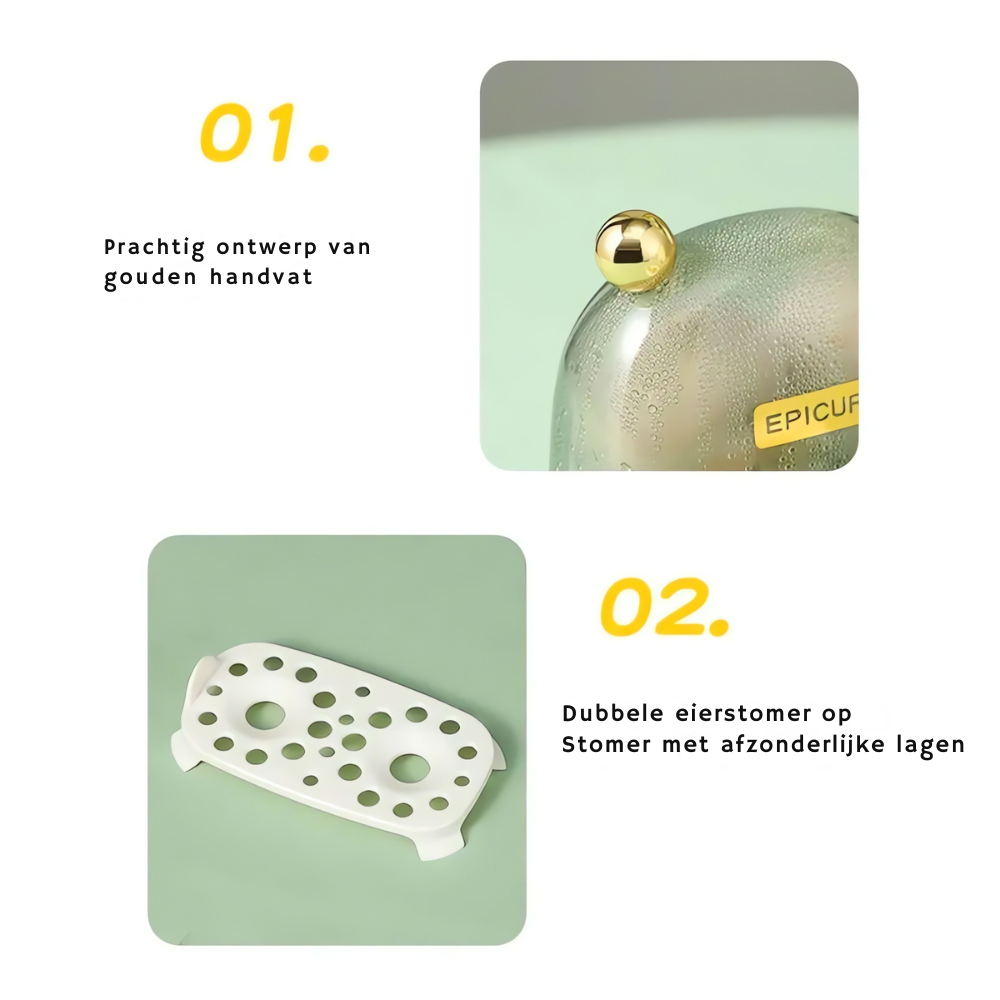 Charly | Compact Electric Egg Cooker for 2 Eggs