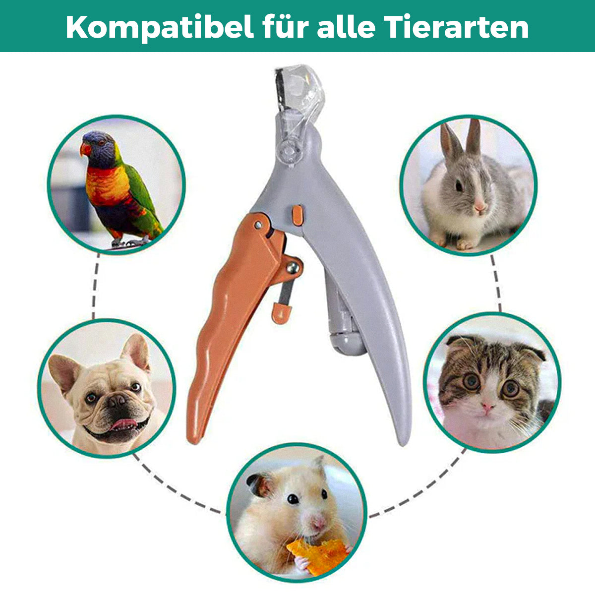 Charly | Dog & Cat Nail Clipper with Safety Sensor & LED