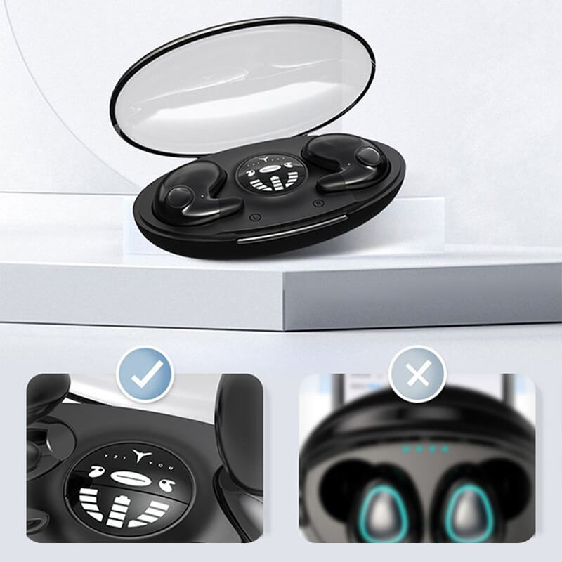 Charly | DreamWave™ | Invisible Wireless Sleep Headphones | IPX5 Waterproof Bluetooth 5.3 | Comfortable for Sleep & Travel