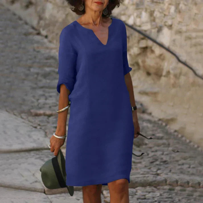Charly | Elegant Summer Dress with V-Neck