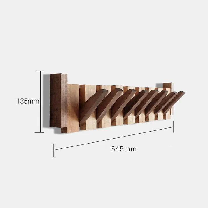 Charly | Elegant Wooden Coat Rack for Piano Hanging Clothes Storage