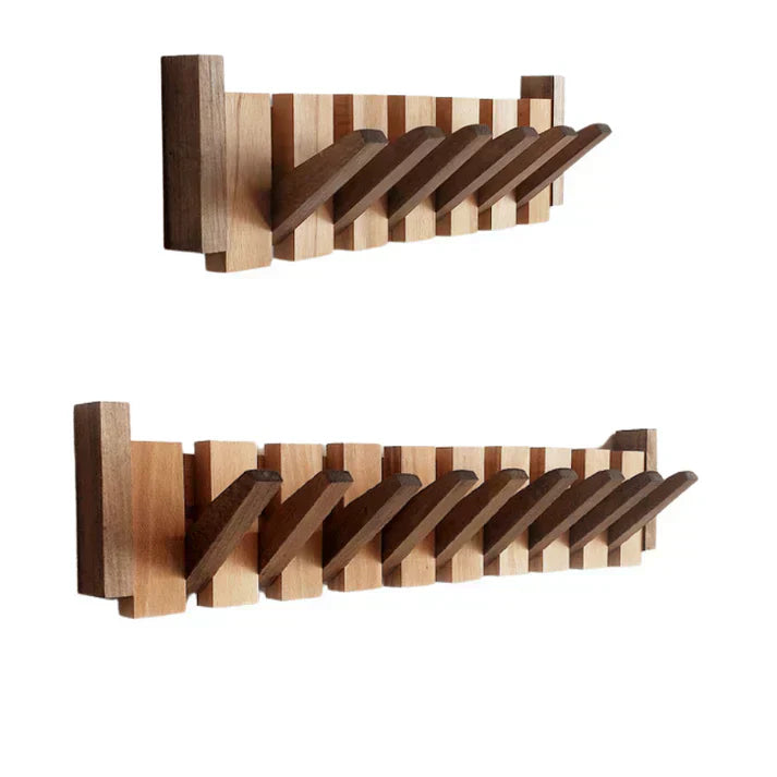 Charly | Elegant Wooden Coat Rack for Piano Hanging Clothes Storage