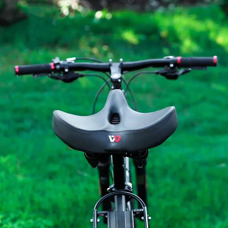 Charly | Extra Wide Bicycle Saddle with Ergonomic Design