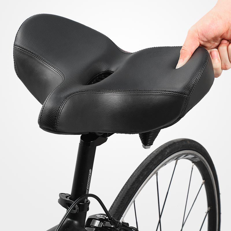 Charly | Extra Wide Bicycle Saddle with Ergonomic Design