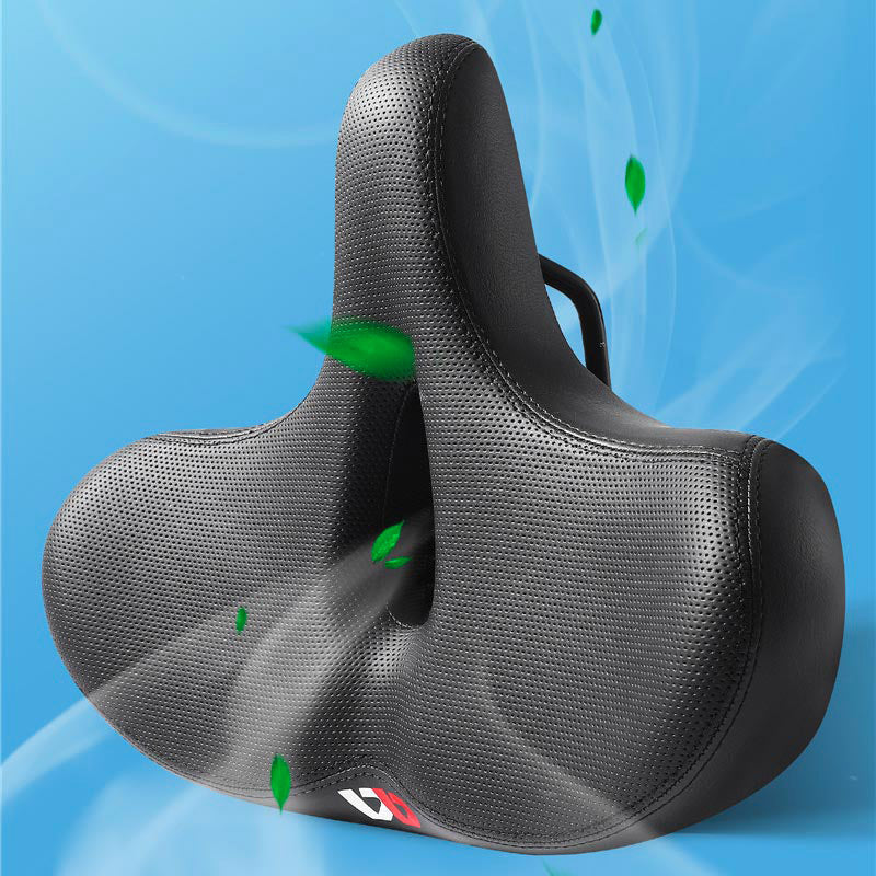 Charly | Extra Wide Bicycle Saddle with Ergonomic Design