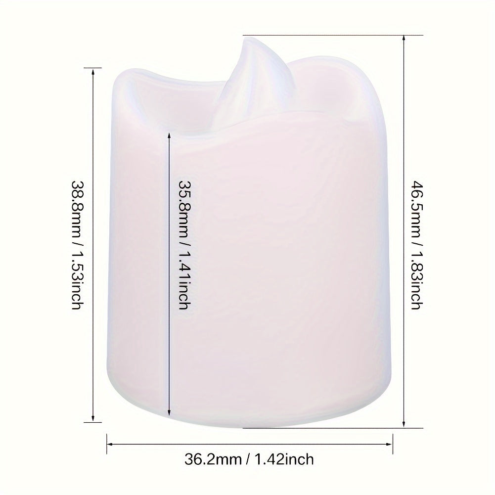 Charly | Flameless LED Tea Lights Battery Operated – 24–100 Pieces