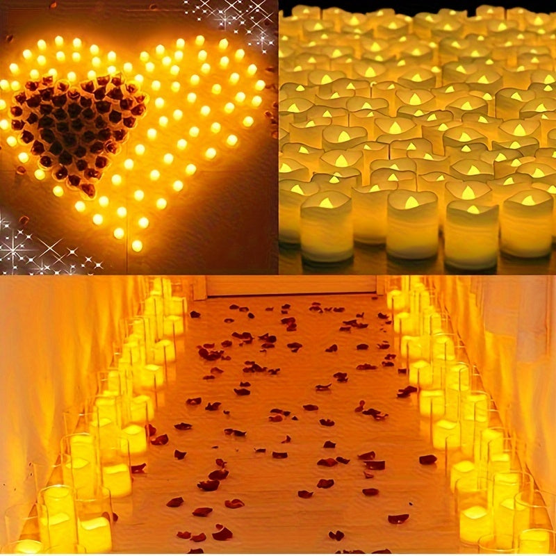 Charly | Flameless LED Tea Lights Battery Operated – 24–100 Pieces