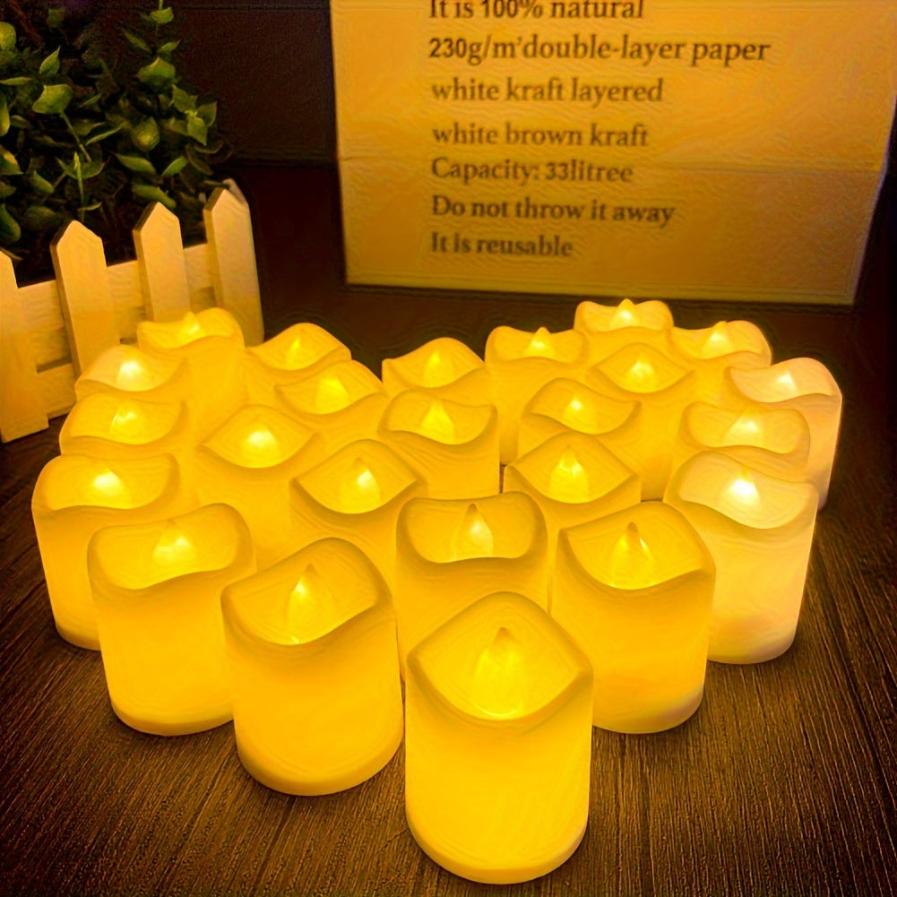Charly | Flameless LED Tea Lights Battery Operated – 24–100 Pieces