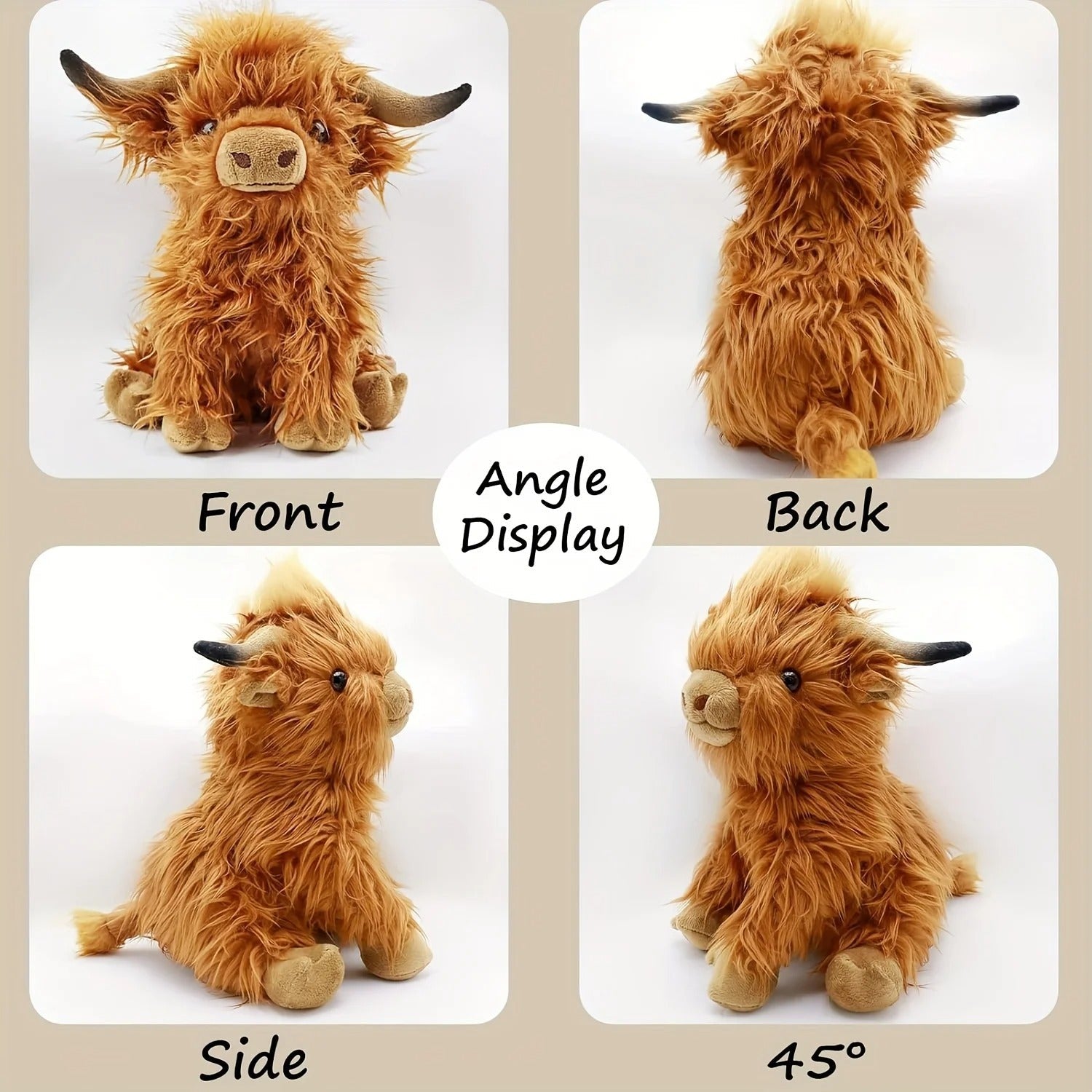 Charly | Fluffy Highland Cuddle – Soft Cow for Young and Old