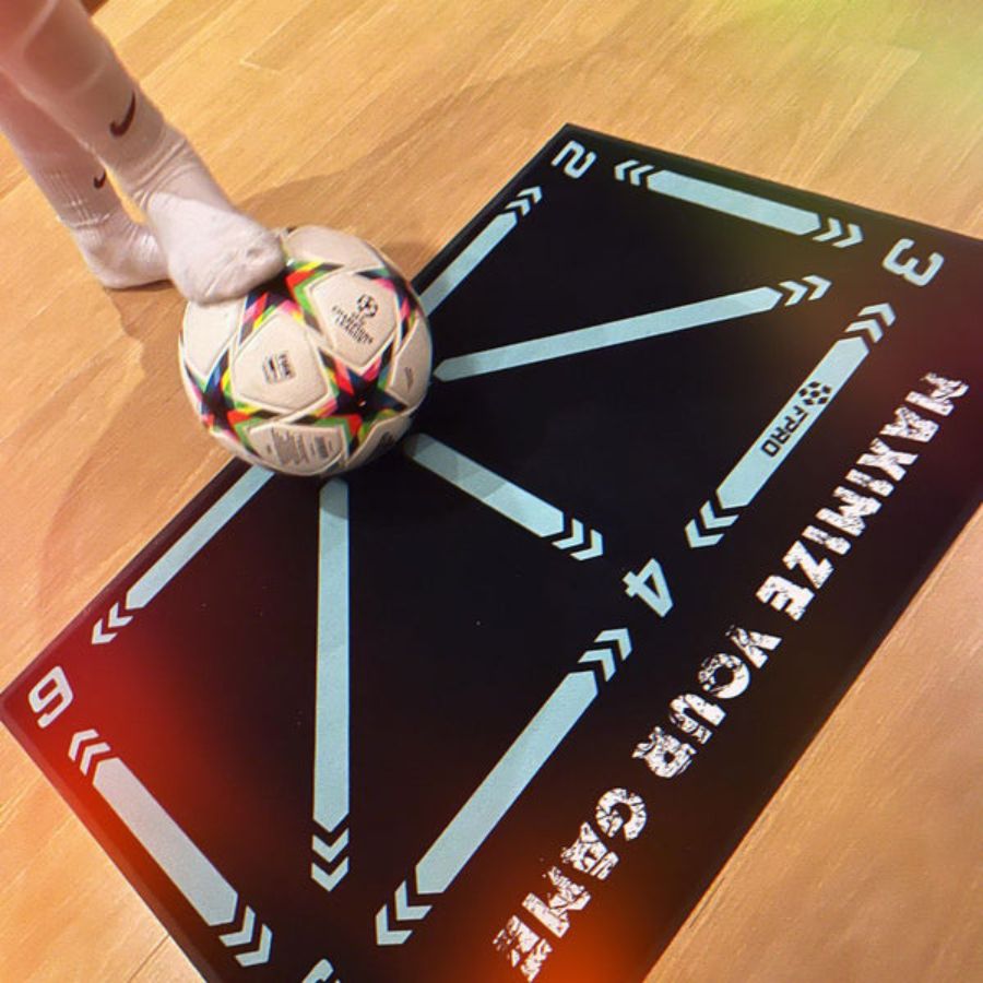 Charly | Football Pro Training Mat | Non-Slip, 2x2m Space for Skill Improvement and Home Training
