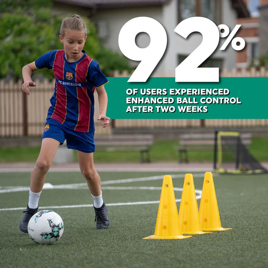 Charly | Football Pro Training Mat | Non-Slip, 2x2m Space for Skill Improvement and Home Training