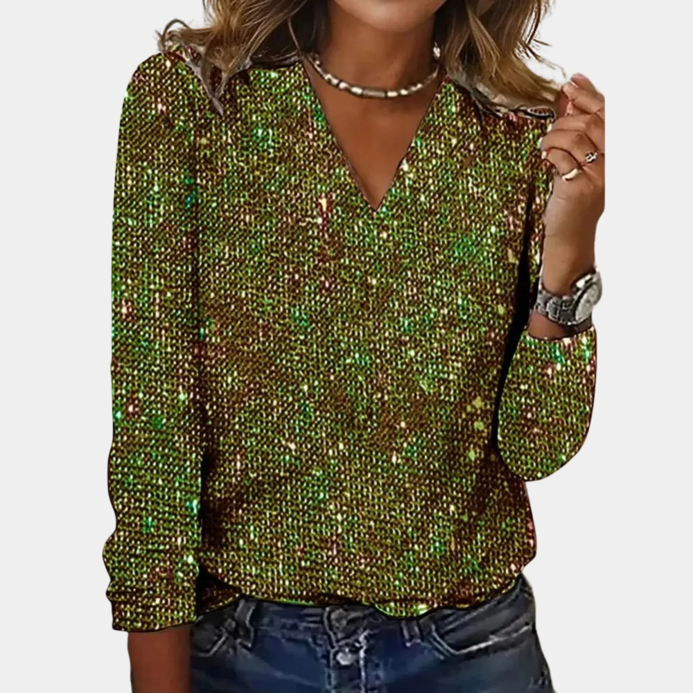 Charly | Glitter Top for Women