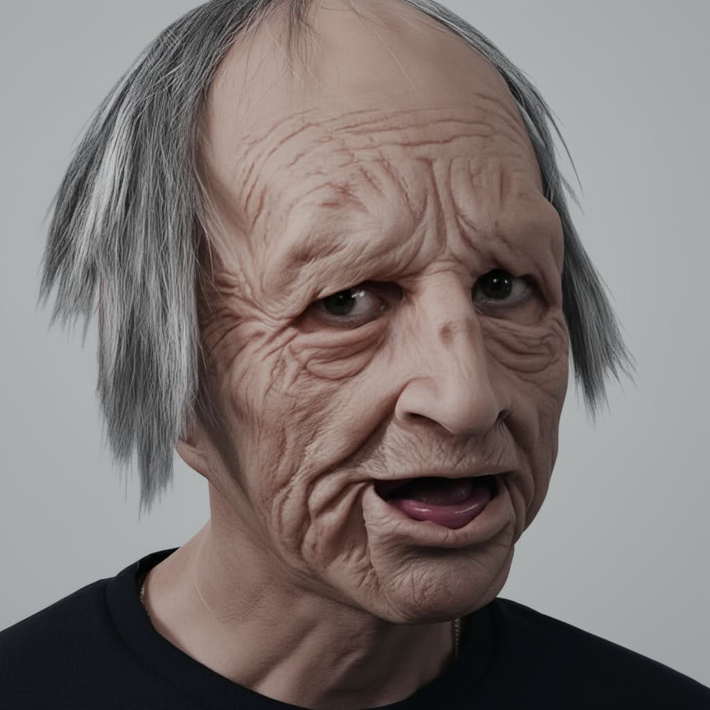 Charly | Halloween Latex Mask | Realistic and Elastic | Adult