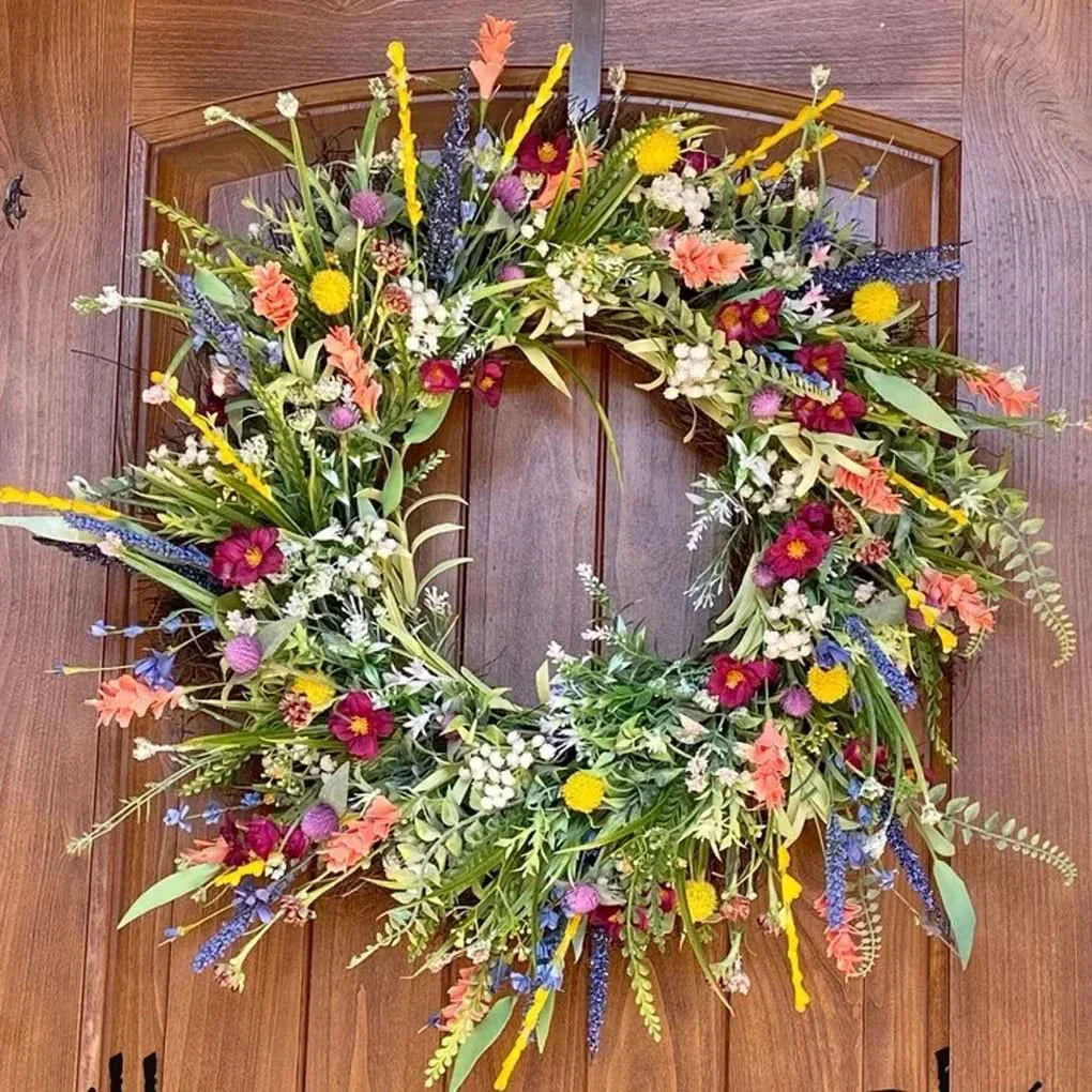 Charly | Handmade Flower Wreath for Door for Indoor and Outdoor