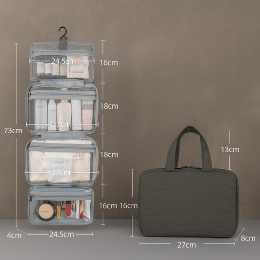 Charly | Hanging Toiletry Bag Organizer with Multiple Compartments