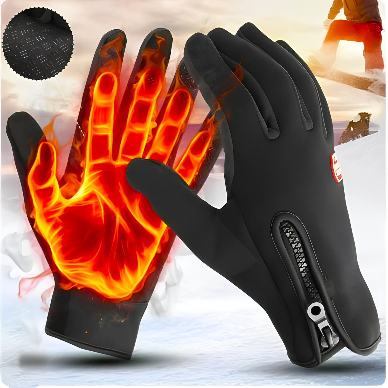 Charly | Heated Gloves Electric Heating Cycling Gloves Ski Gloves for Adults