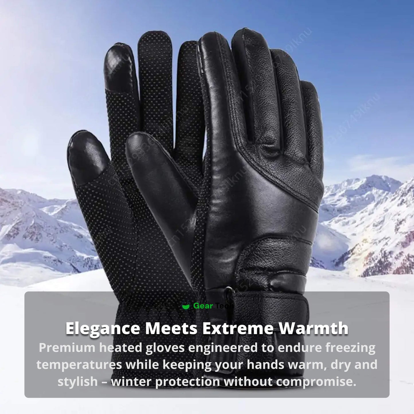 Charly | Heated Gloves for Women UK – Women's Thermal Waterproof Winter Gloves with Touch Screen & USB Rechargeable Warm Design