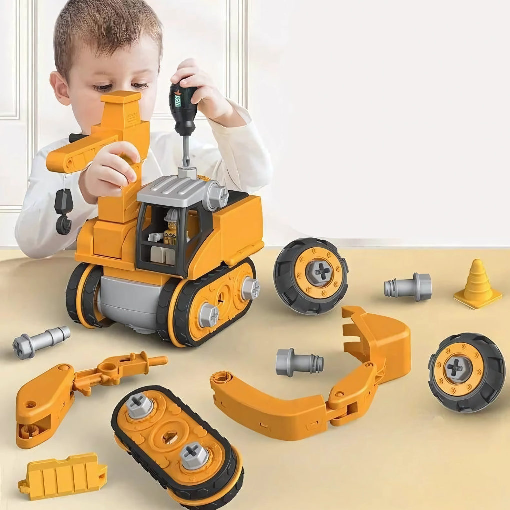 Charly | Kids Build Your Own Excavator Toy Set