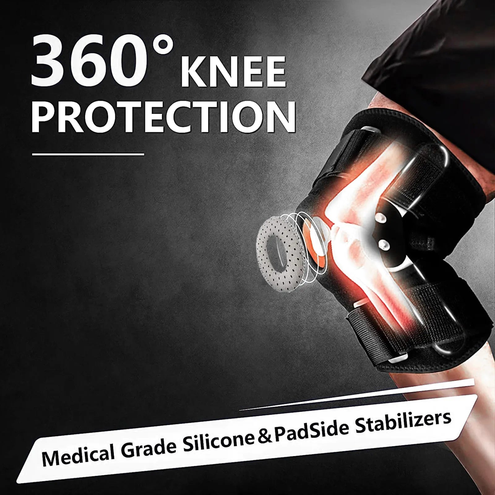 Charly | Knee Brace with Hinges for Flexible Support