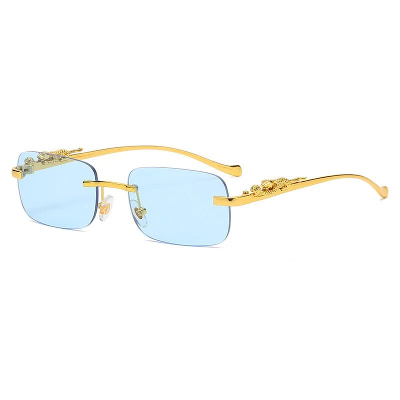 Charly | LEOPARDVIEW – Stylish Rimless Sunglasses with UV400 Protection