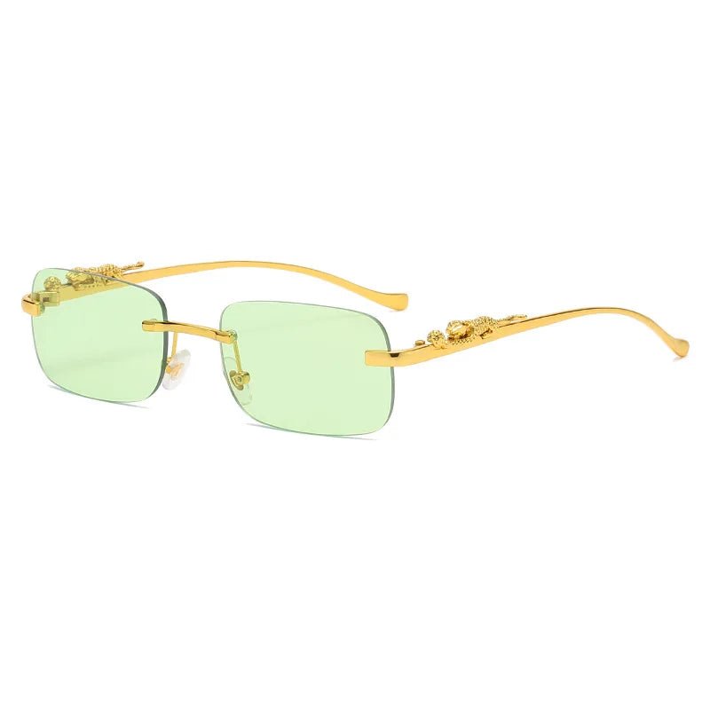 Charly | LEOPARDVIEW – Stylish Rimless Sunglasses with UV400 Protection
