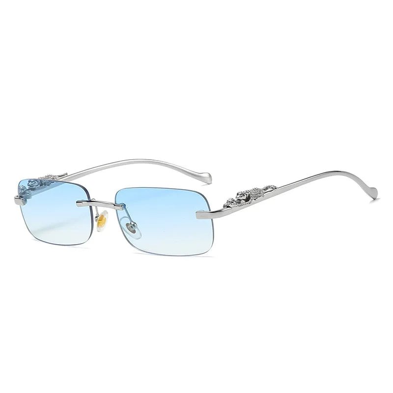 Charly | LEOPARDVIEW – Stylish Rimless Sunglasses with UV400 Protection