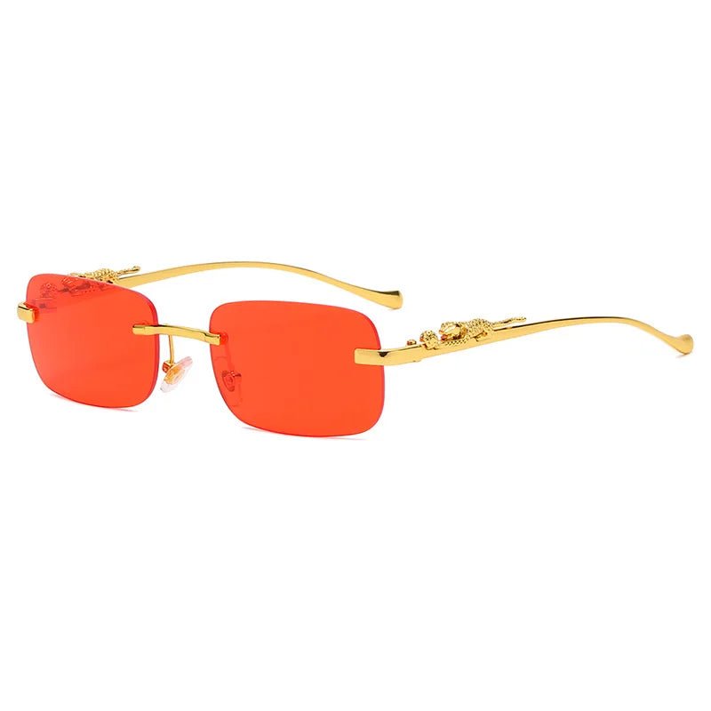 Charly | LEOPARDVIEW – Stylish Rimless Sunglasses with UV400 Protection