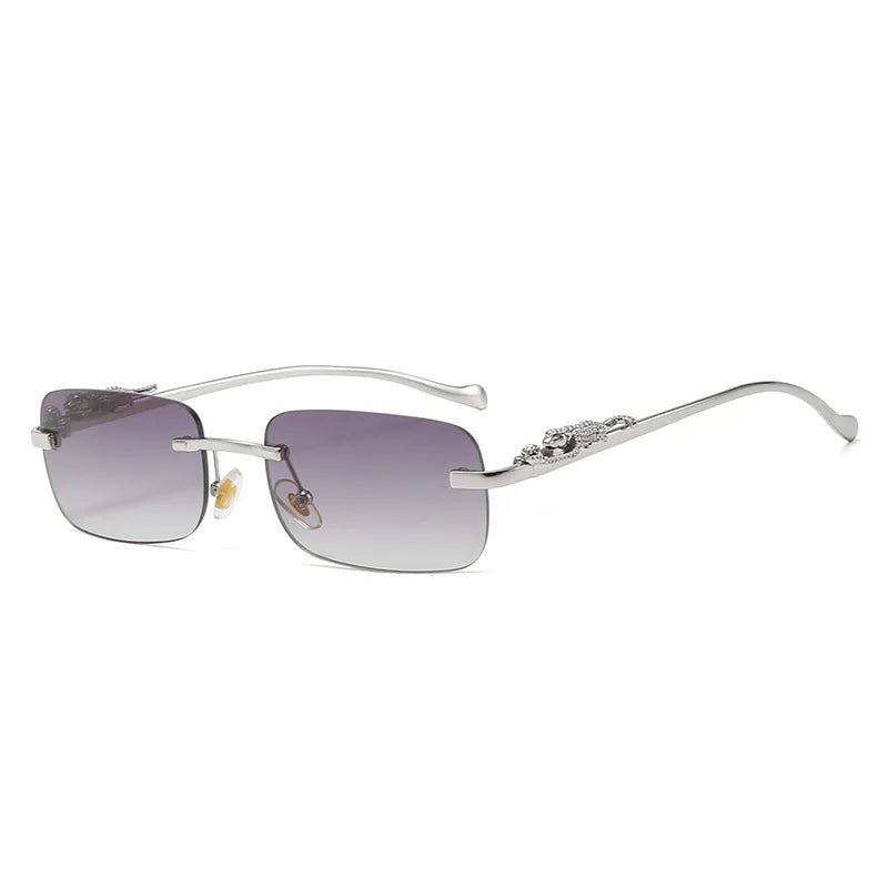 Charly | LEOPARDVIEW – Stylish Rimless Sunglasses with UV400 Protection