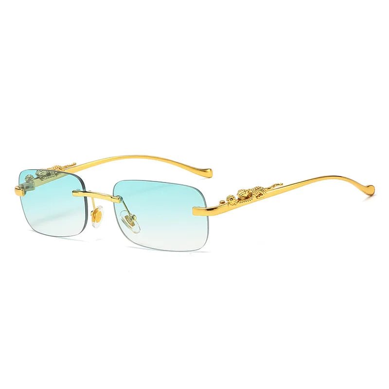 Charly | LEOPARDVIEW – Stylish Rimless Sunglasses with UV400 Protection